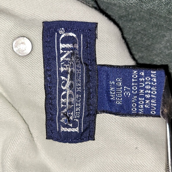 Vintage. Made in USA. Lands' End Square Rigger Jeans. Waist 37 inseem 28 - Picture 2 of 16